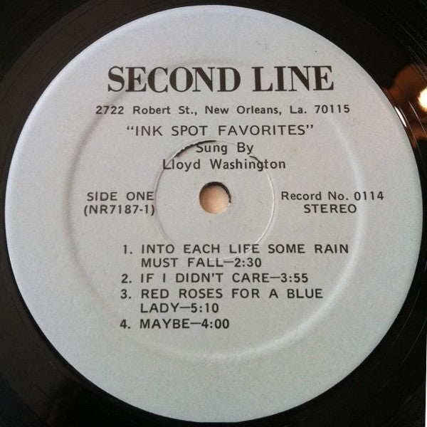 Lloyd Washington - Ink Spot Favorites - LP