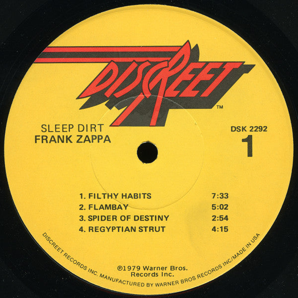 Frank Zappa - Sleep Dirt - LP