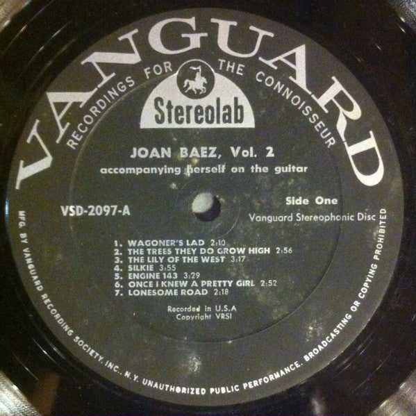 Joan Baez - Joan Baez Vol. 2 - LP