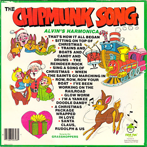 The Grasshoppers  - The Chipmunk Song - LP