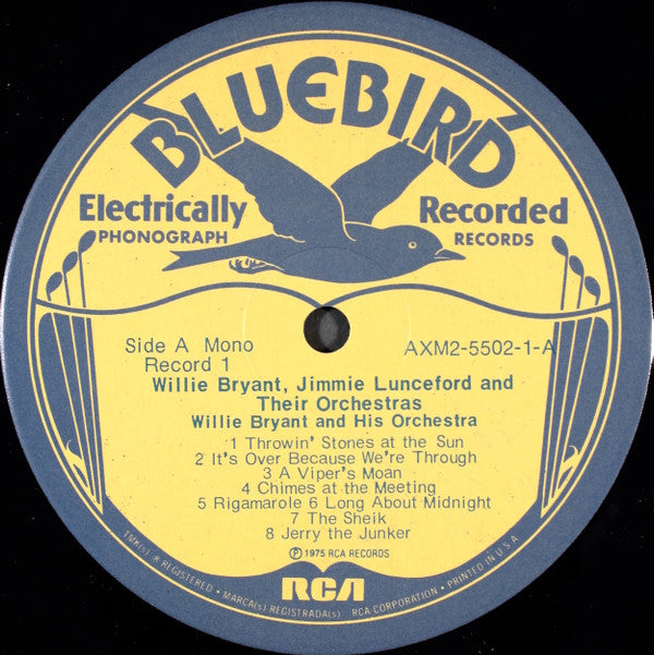 Willie Bryant And His Orchestra, Jimmie Lunceford And His Orchestra - Willie Bryant And Jimmie Lunceford And Their Orchestras - LP