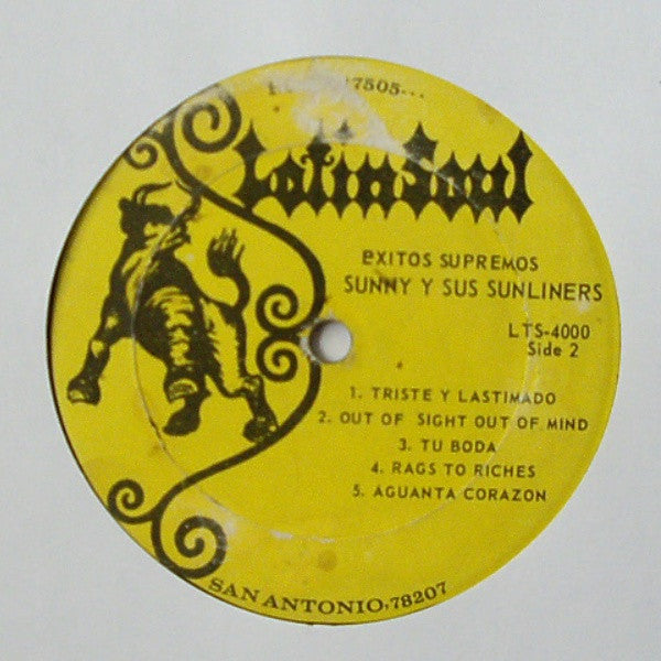 Sunny And The Sunliners* - Éxitos Supremos - LP