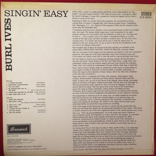Burl Ives - Singin' Easy - LP
