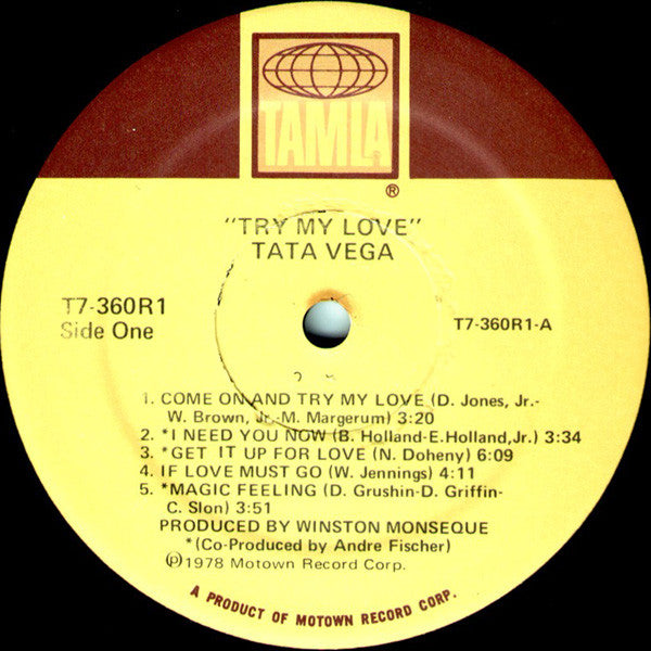 Tata Vega - Try My Love - LP