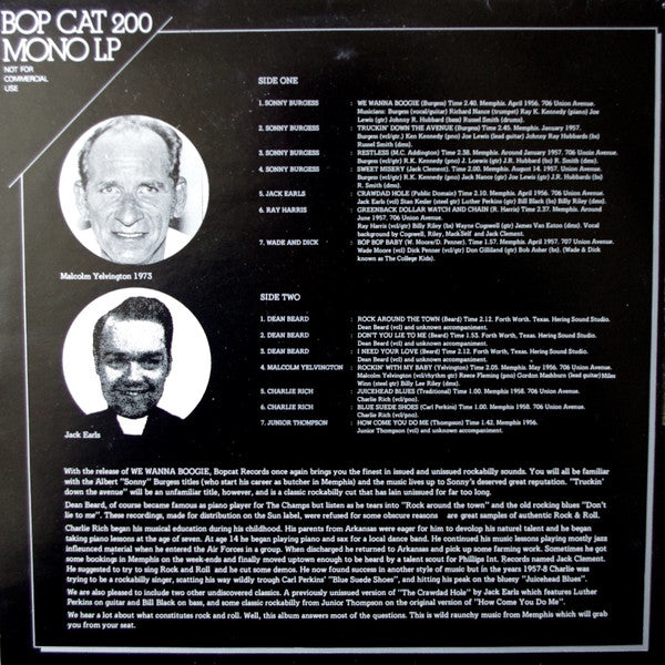 Various - We Wanna Boogie - LP
