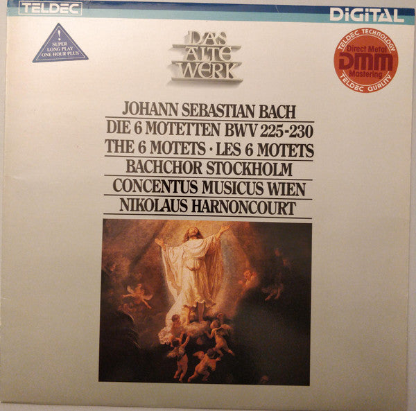 Johann Sebastian Bach, Bachchor Stockholm*, Concentus Musicus Wien, Nikolaus Harnoncourt - Die 6 Motetten BWV 225-230 = The 6 Motets = Les 6 Motets - LP