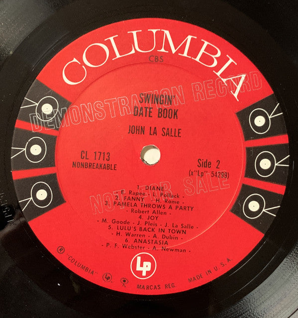 John La Salle - Swingin' Date Book - LP