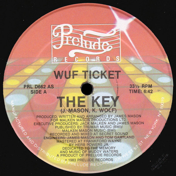 Wuf Ticket - The Key - LP