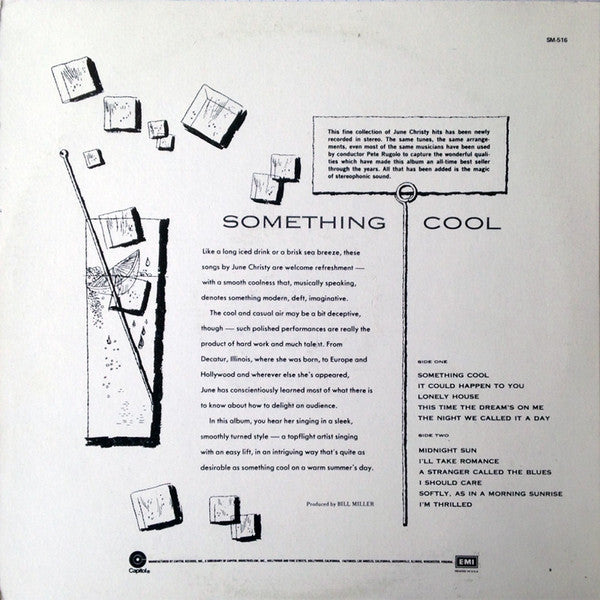 June Christy, Pete Rugolo And His Orchestra* - Something Cool - LP