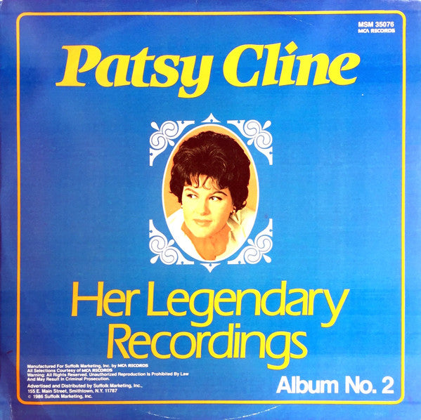 Patsy Cline - Her Legendary Recordings