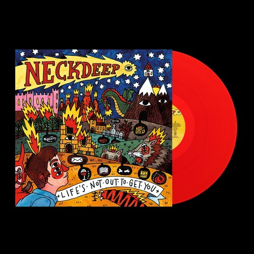 Neck Deep LIFE'S NOT OUT TO GET YOU New Limited Blood Red Colored Vinyl LP